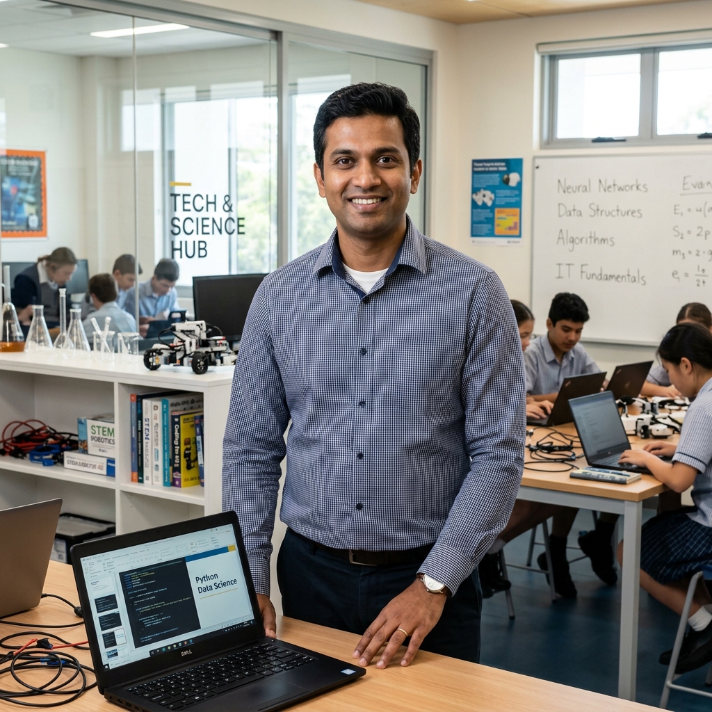 Mr. Suresh Kumar, Senior Science and IT Expert at Lalachan's Academy Kottayam